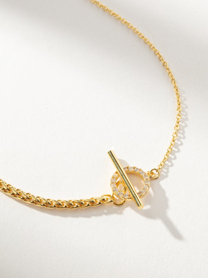 ["Turn It Up Chain Necklace ", " Gold ", " Product Detail Image ", " Uncommon James"]