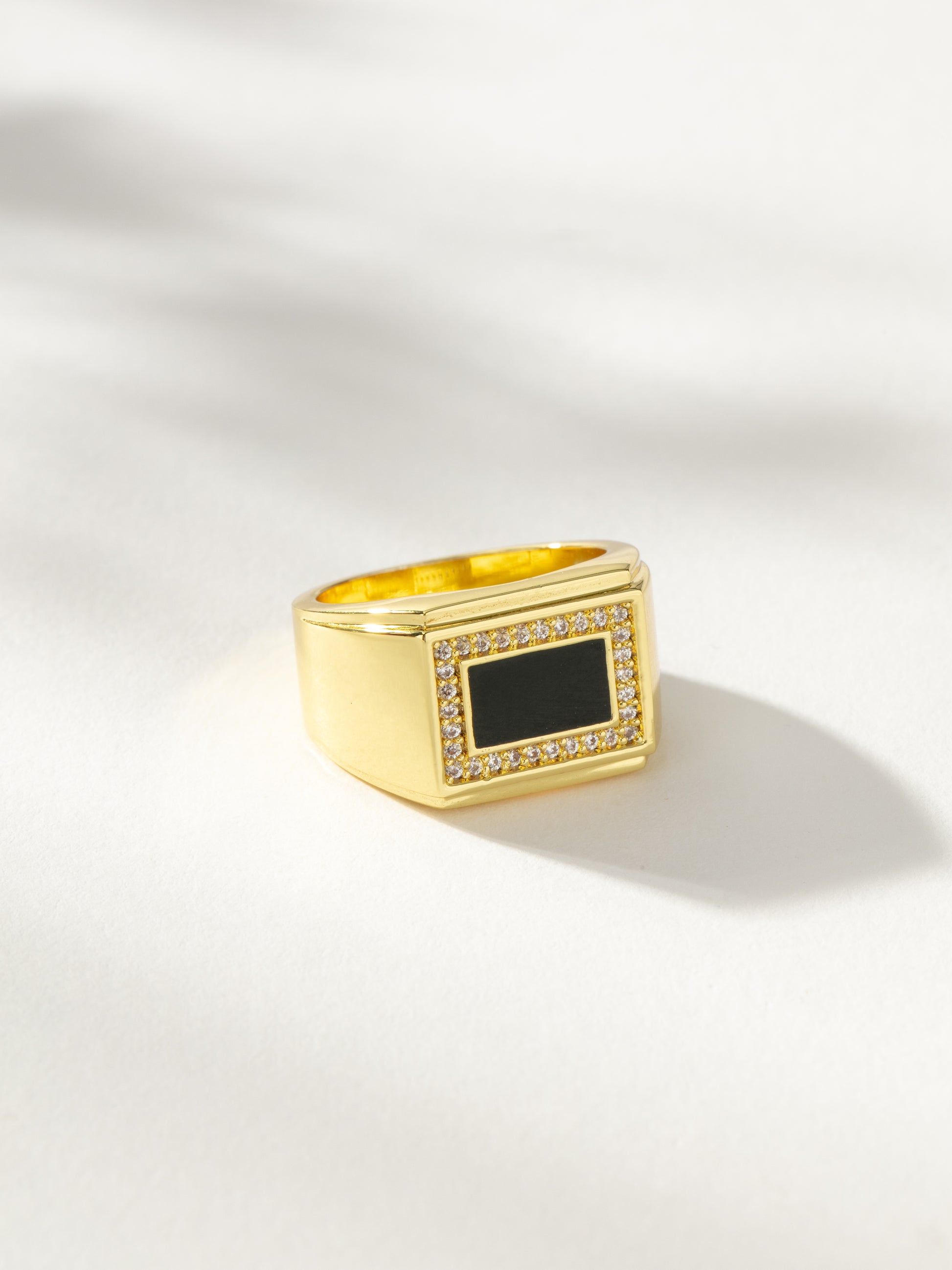 Royal Onyx Ring | Gold | Product Image | Uncommon James