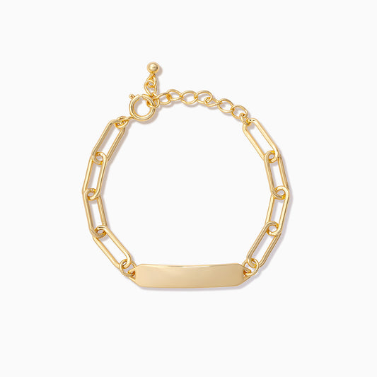 Chain and Bar Bracelet | Gold | Product Image | Uncommon James