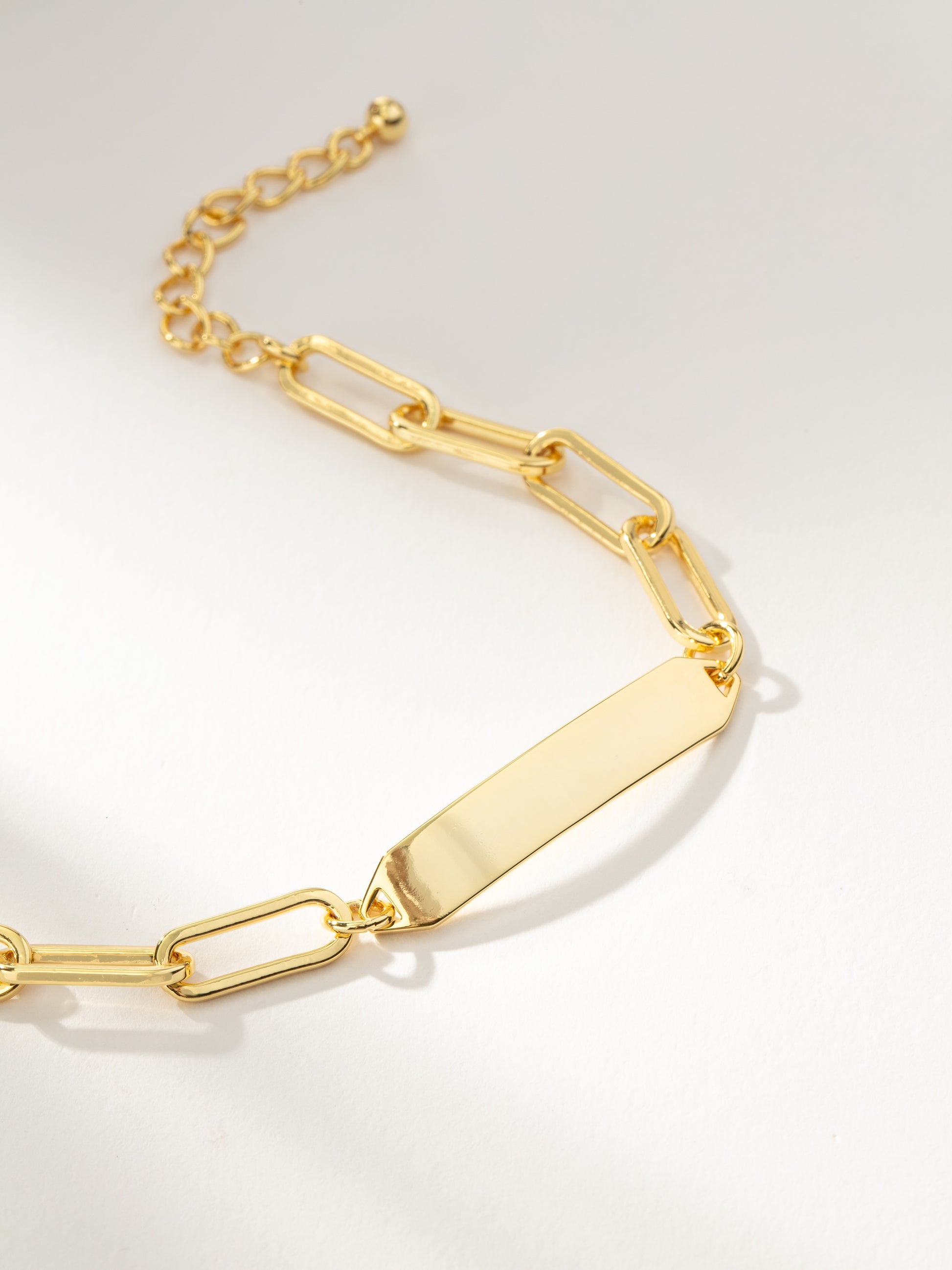 Chain and Bar Bracelet | Gold | Product Detail Image | Uncommon James