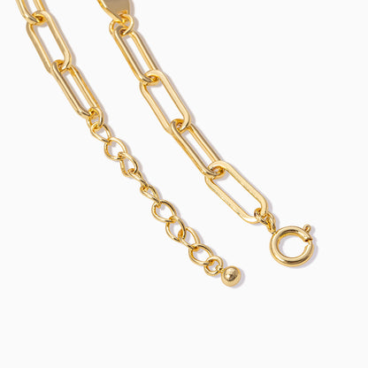 ["Chain and Bar Bracelet ", " Gold ", " Product Detail Image 2 ", " Uncommon James"]