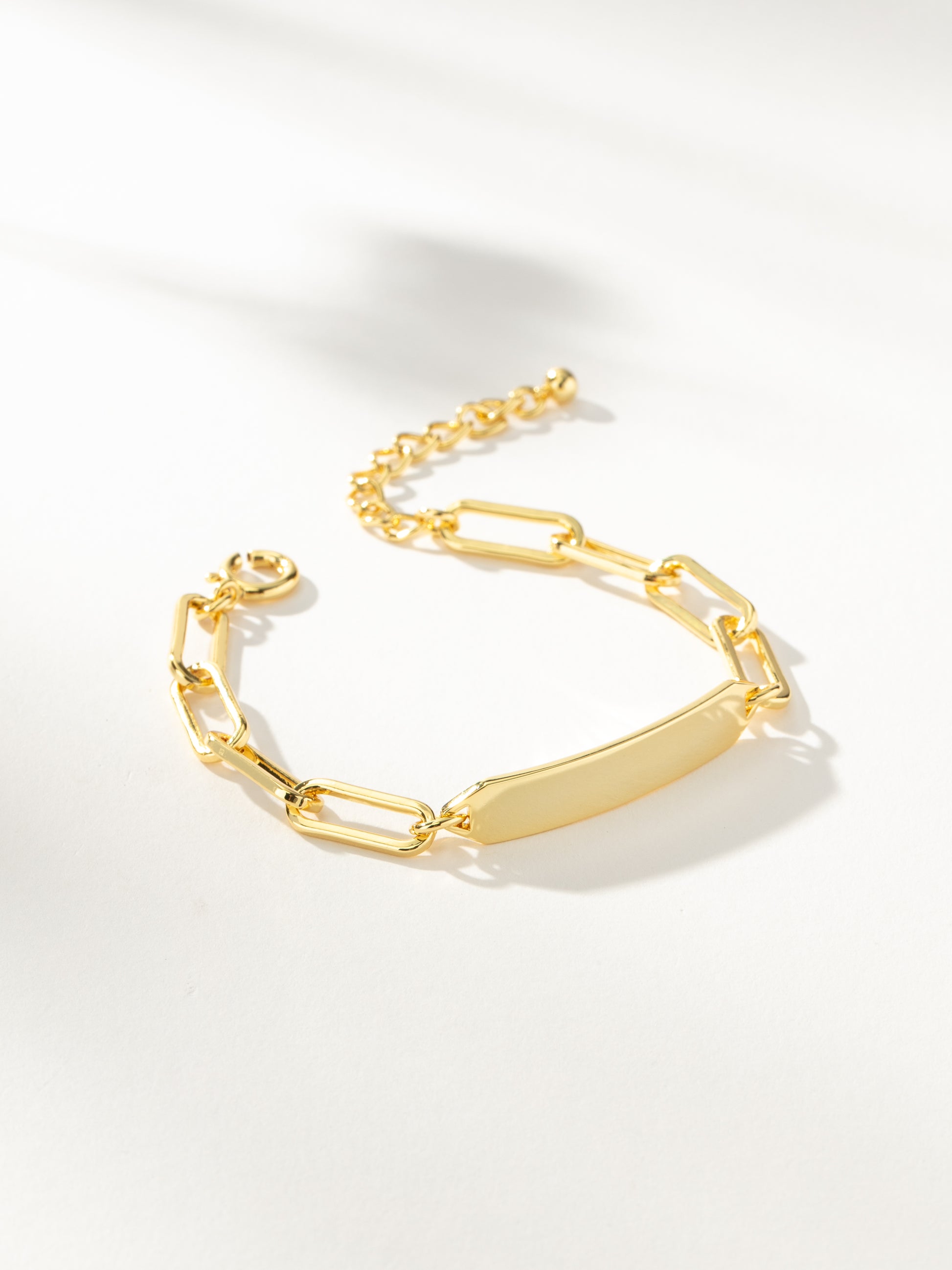 Chain and Bar Bracelet | Gold | Product Detail Image 2 | Uncommon James