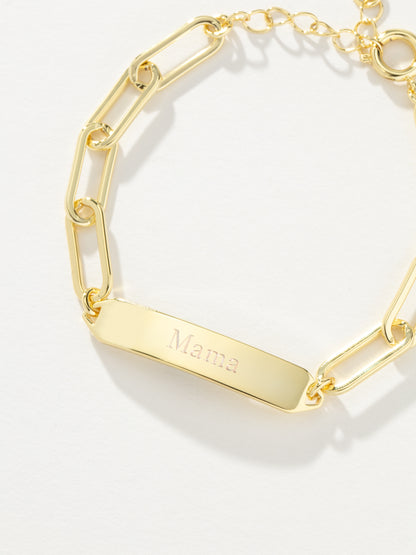 Mama Chain and Bar Bracelet