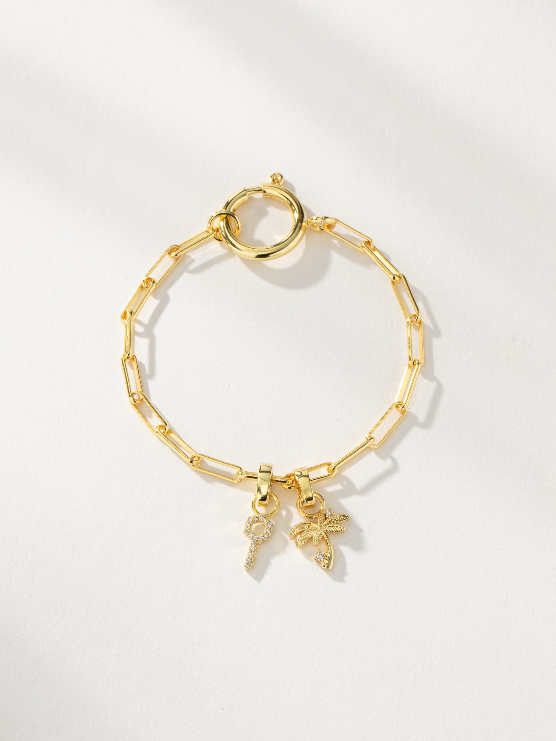 Charm Bracelet | Gold | Product Detail Image | Uncommon James