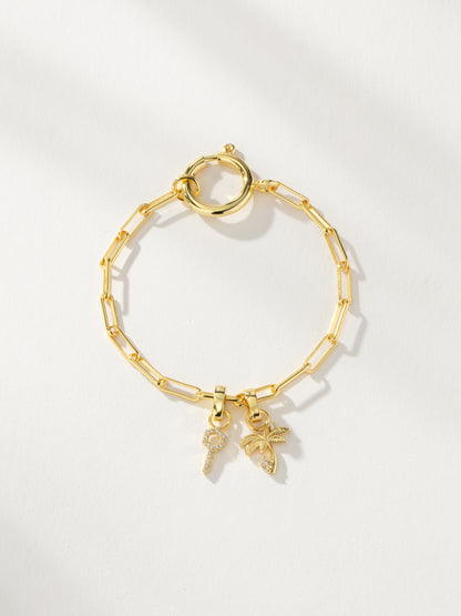 ["Charm Bracelet ", " Gold ", " Product Detail Image ", " Uncommon James"]