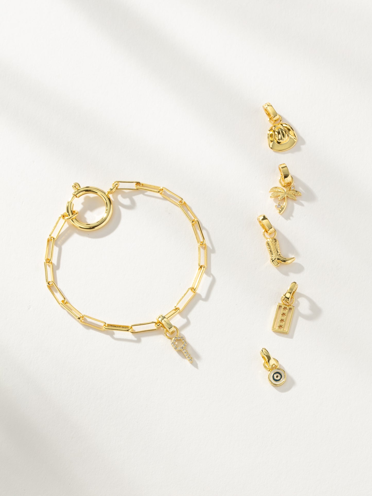 Charm Bracelet | Gold | Product Detail Image 3 | Uncommon James