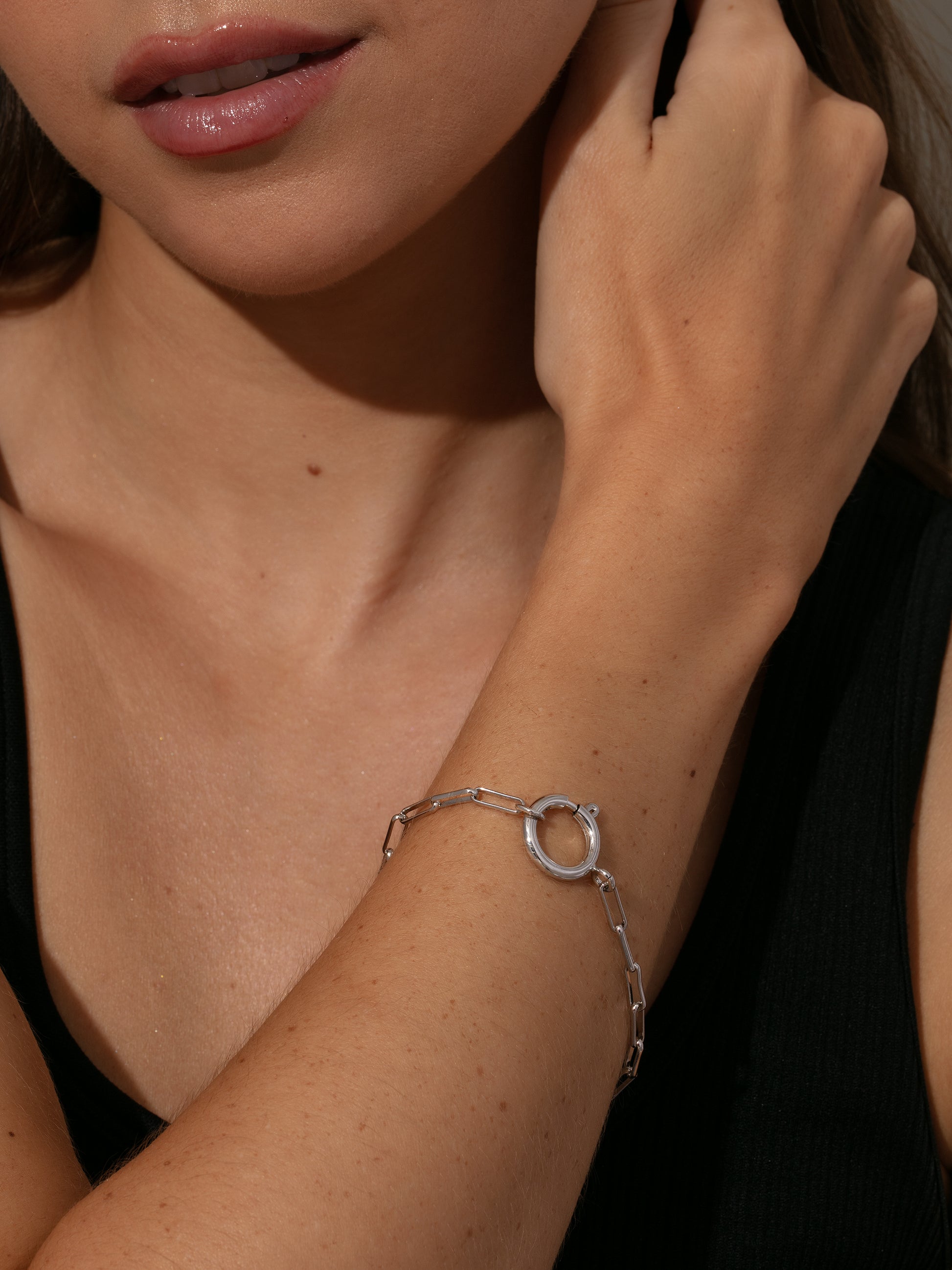 Charm Bracelet | Silver | Model Image | Uncommon James