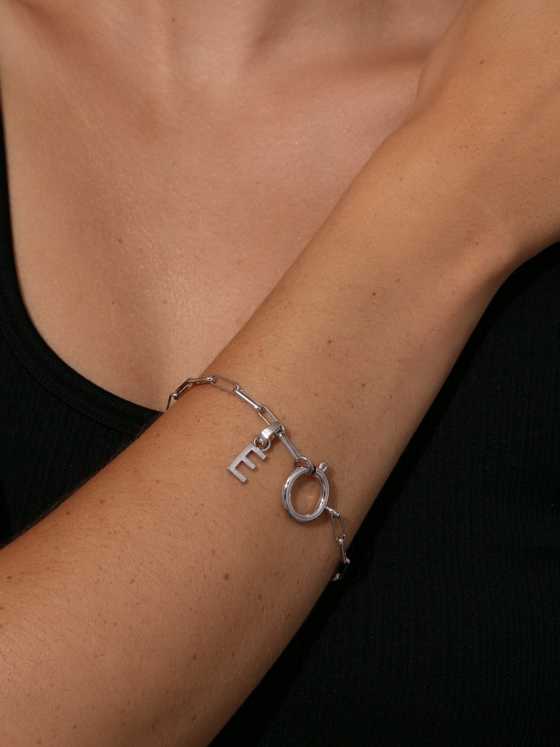 Charm Bracelet | Silver | Model Image 3 | Uncommon James