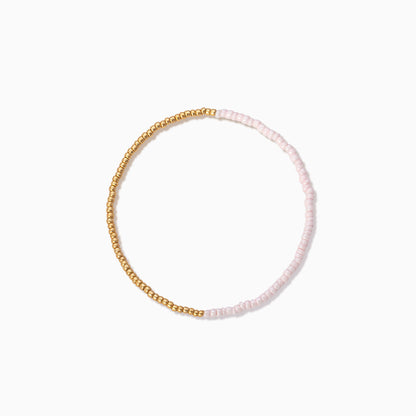 Flipside Beaded Bracelet | Pink/White | Product Image | Uncommon James