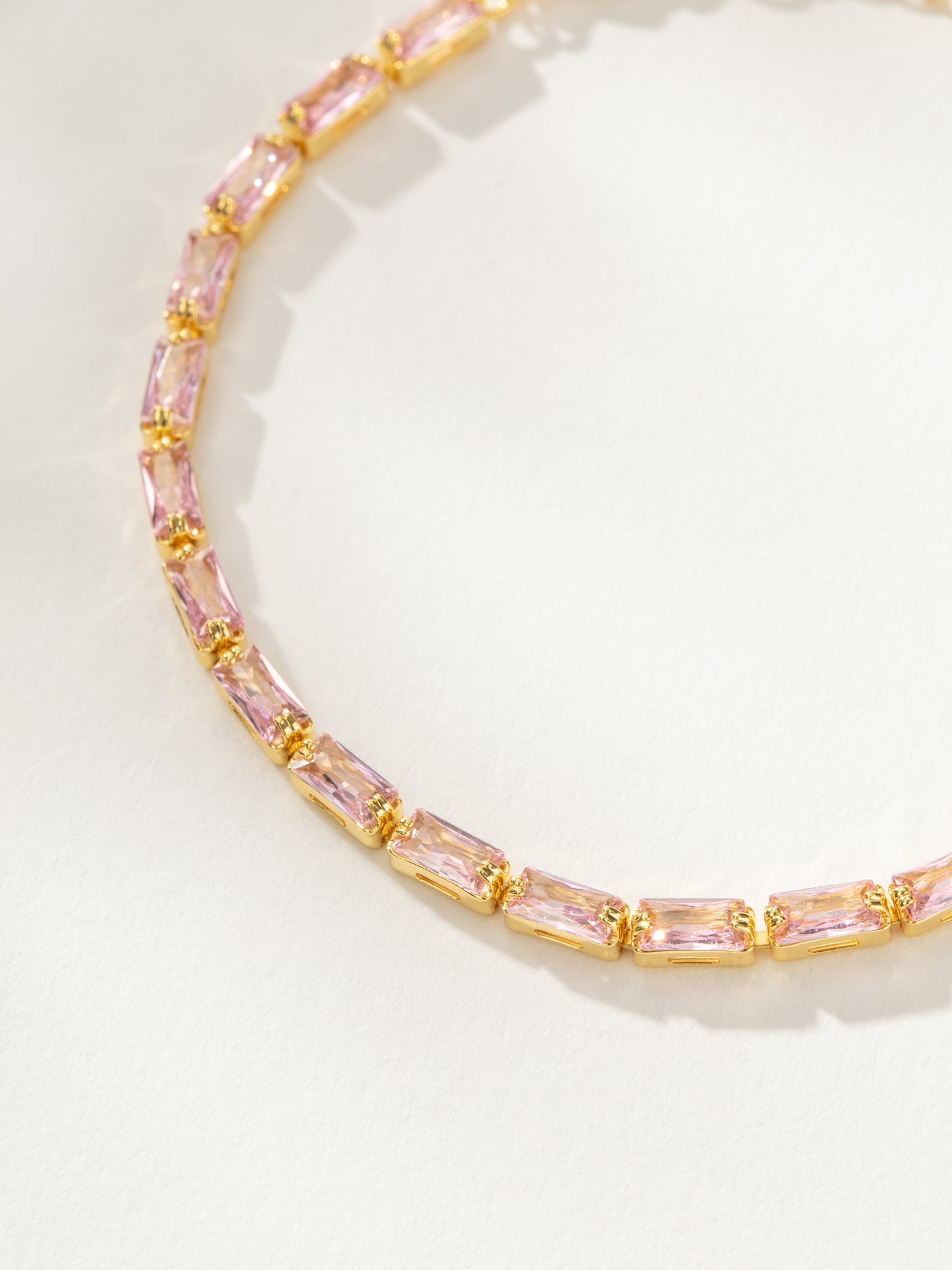 Pink Luster Bracelet | Gold | Product Detail Image | Uncommon James