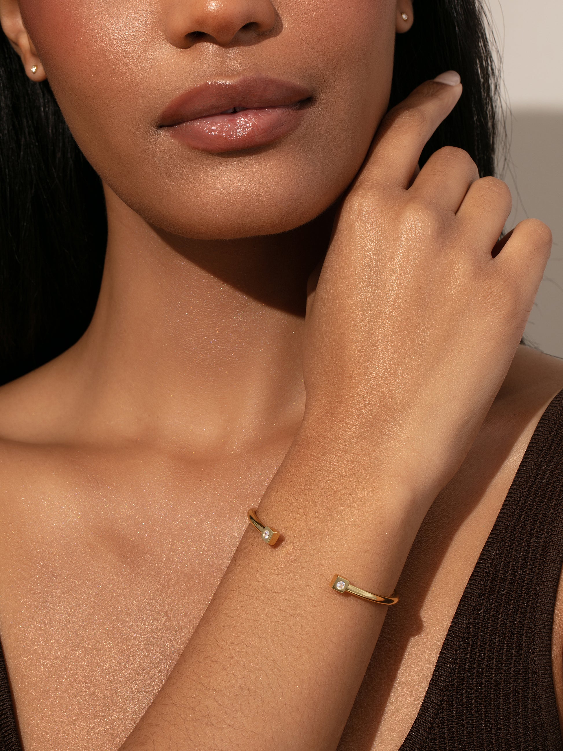 Uniform Bracelet | Gold | Model Image | Uncommon James