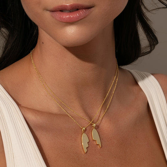 Gold Diamond Heart Pendant Necklace | Women's Jewelry by Uncommon James