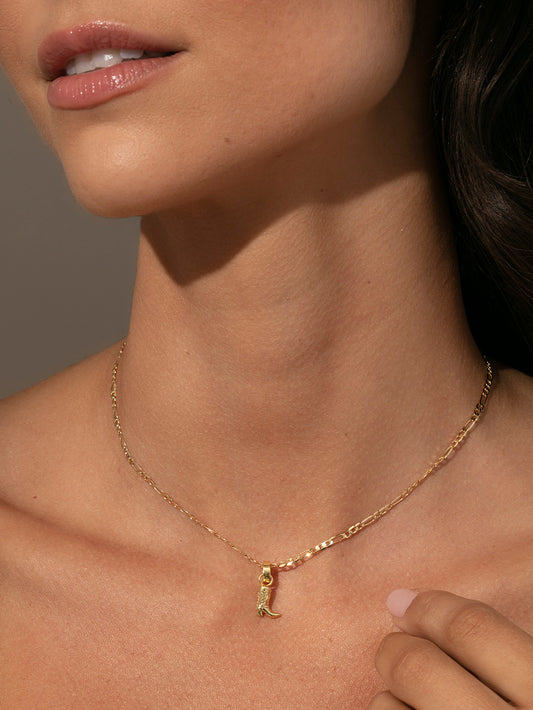 Cowboy Boot Charm | Gold | Product Image | Uncommon James