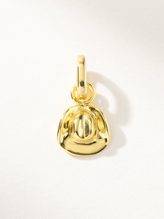 Cowboy Hat Charm |Gold | Product Image | Uncommon James