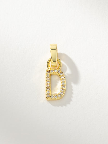 ["Letter Charm ", " Gold Clear D ", " Product Image ", " Uncommon James"]