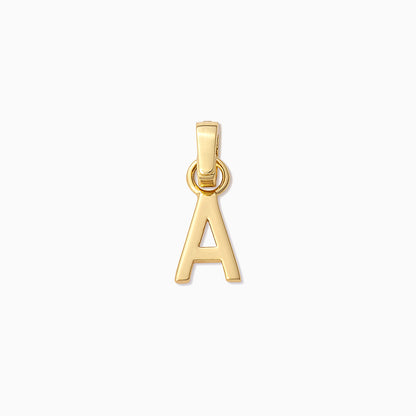 Letter Charm | Gold A | Product Image | Uncommon James