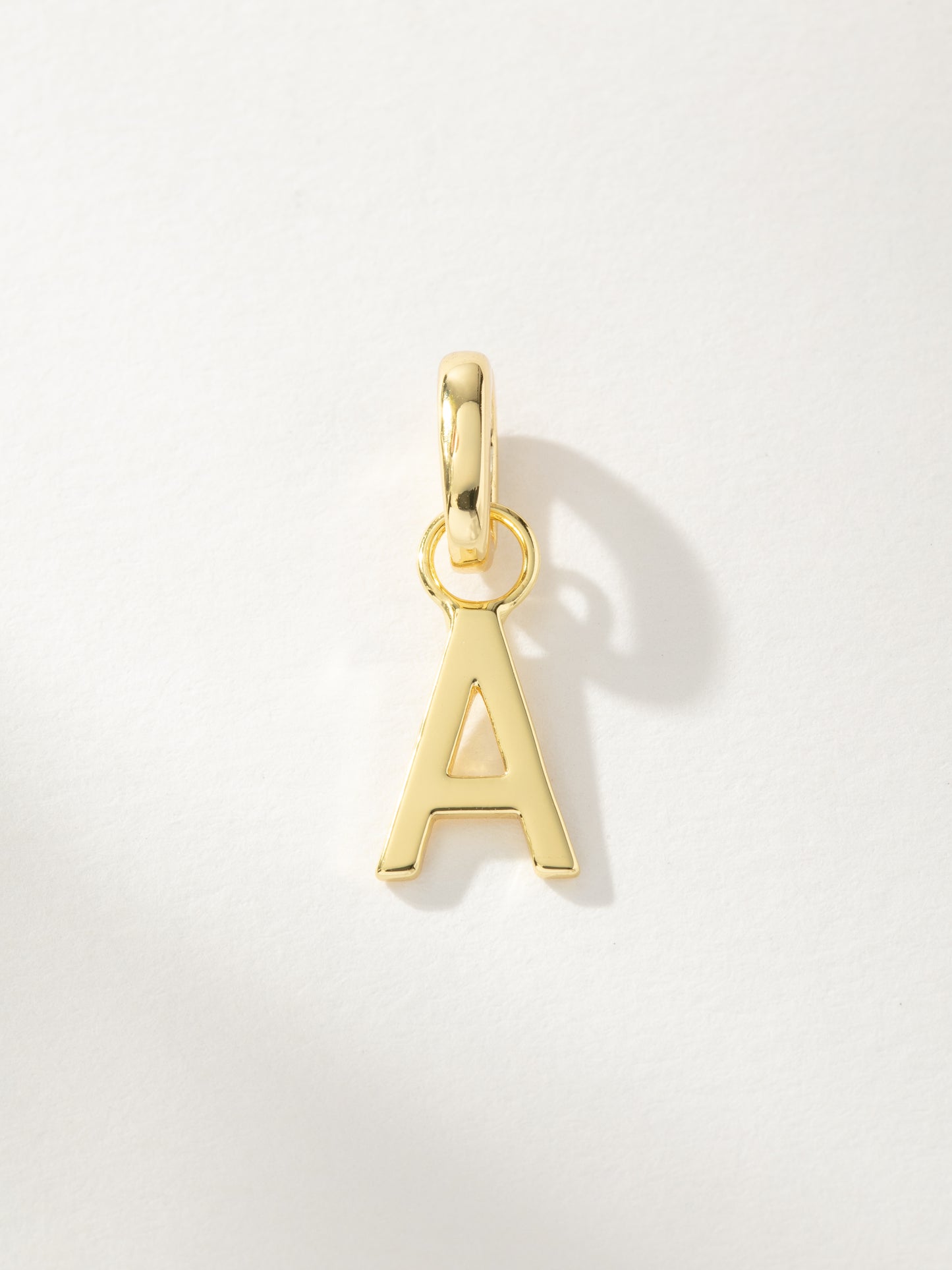 Letter Charm | Gold A | Product Image | Uncommon James
