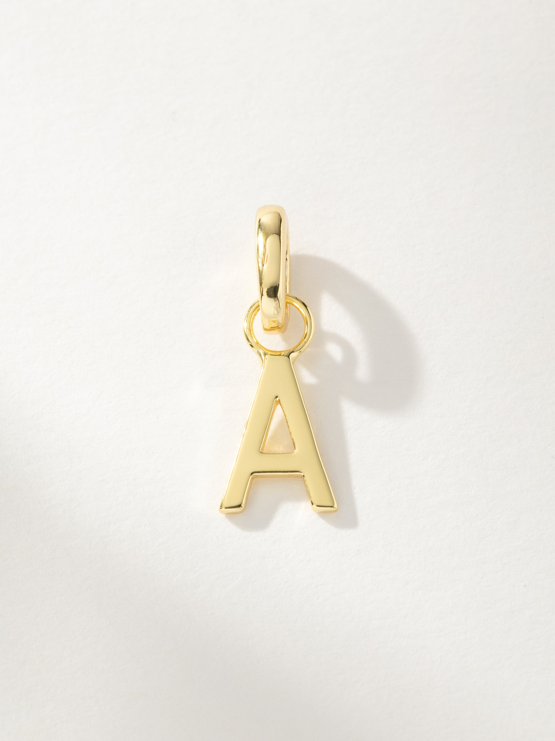 Letter Charm | Gold A | Product Image | Uncommon James