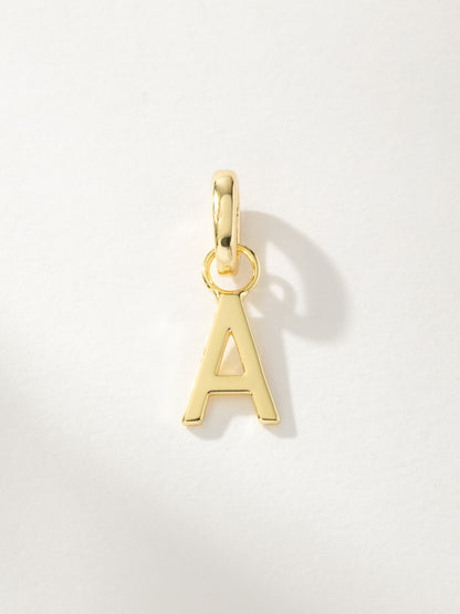 Letter Charm | Gold A | Product Image | Uncommon James