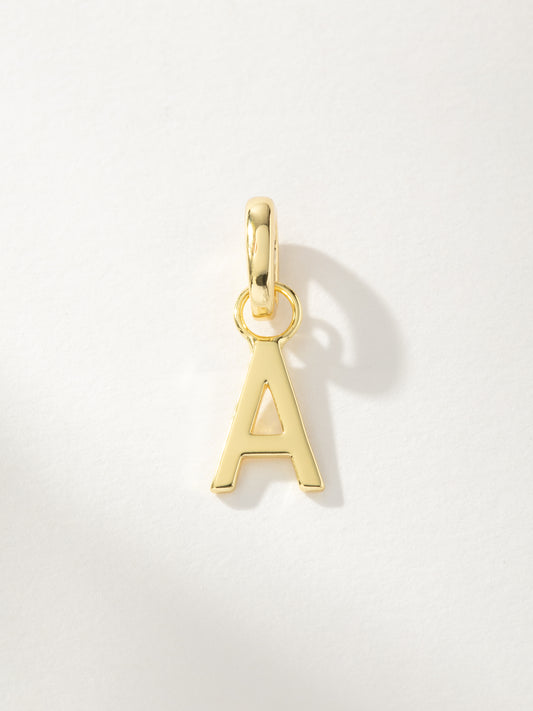 Letter Charm | Gold A | Product Image | Uncommon James