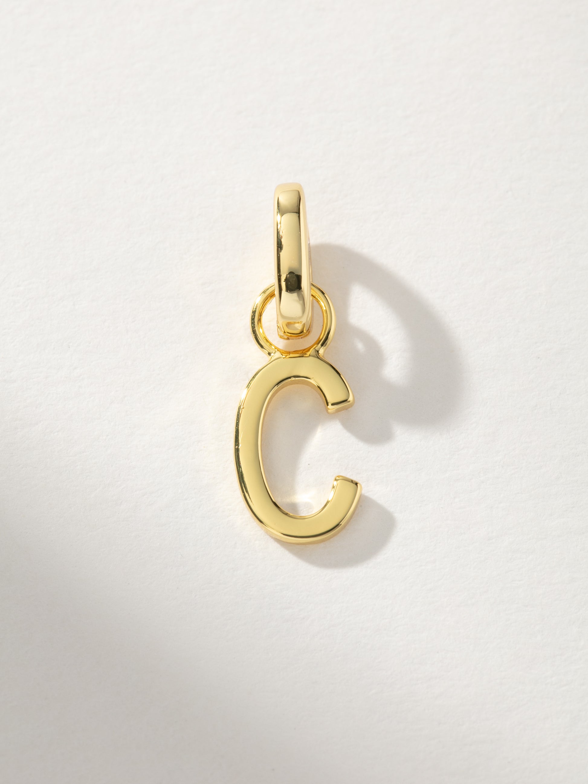 Letter Charm | Gold C | Product Image | Uncommon James