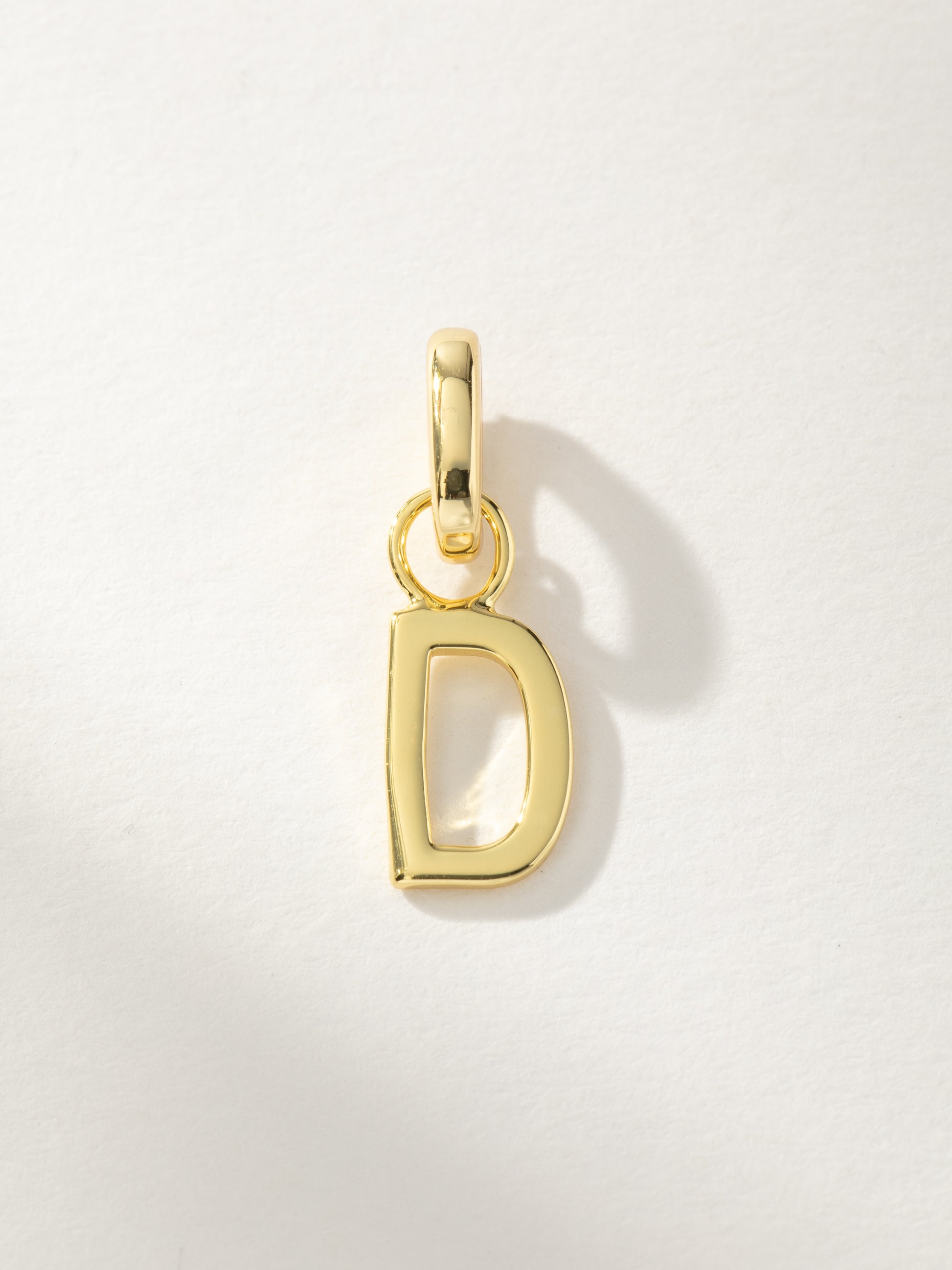 Letter Charm | Gold D | Product Image | Uncommon James