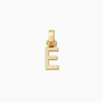 ["Letter Charm ", " Gold E ", " Product Image ", " Uncommon James"]