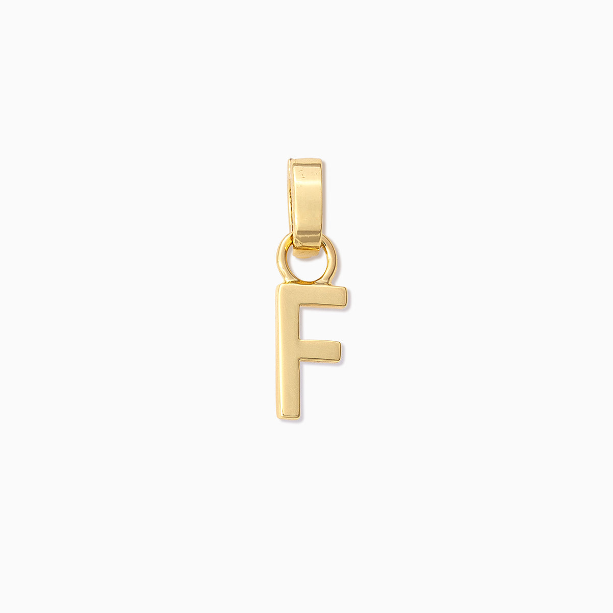 Letter Charm | Gold F | Product Image | Uncommon James