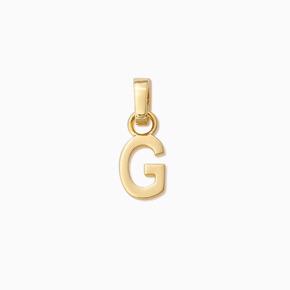 ["Letter Charm ", " Gold G ", " Product Image ", " Uncommon James"]