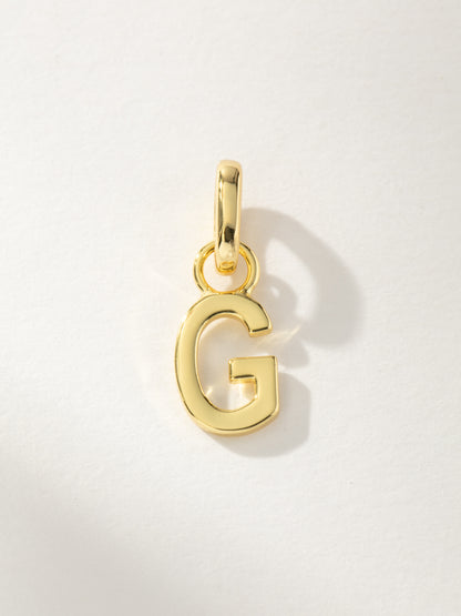 ["Letter Charm ", " Gold G ", " Product Image ", " Uncommon James"]