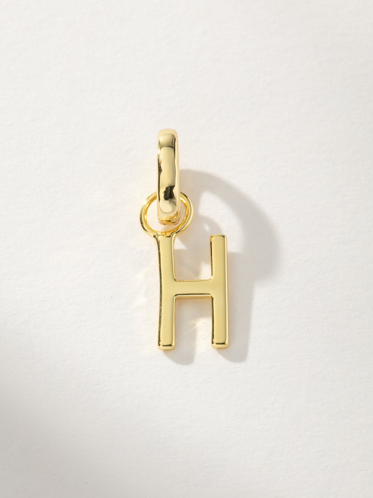Letter Charm | Gold H | Product Image | Uncommon James