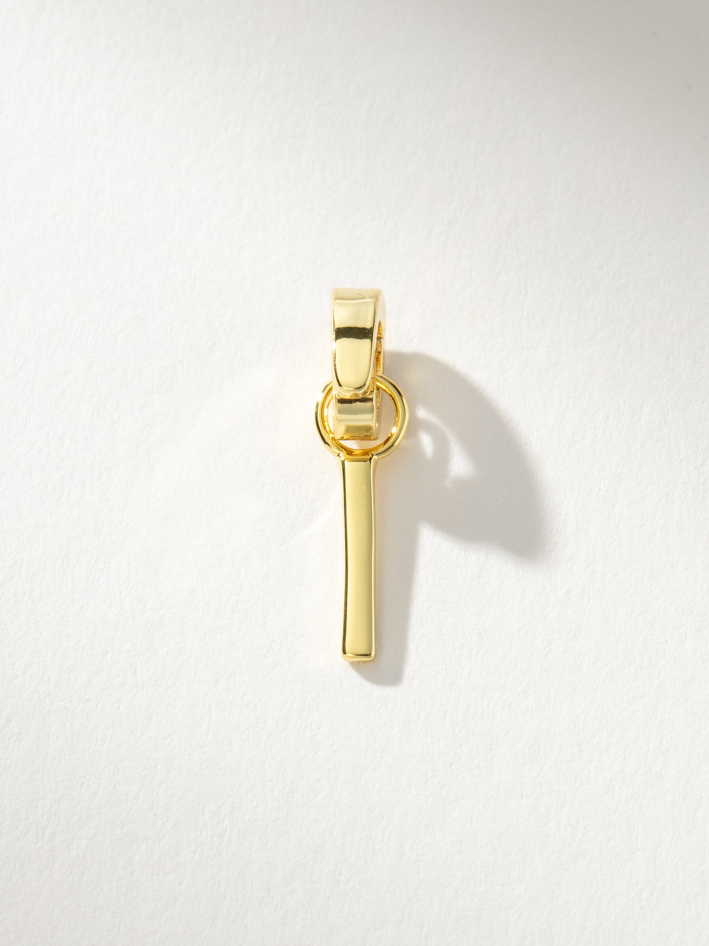 Letter Charm | Gold Solid I | Product Image | Uncommon James