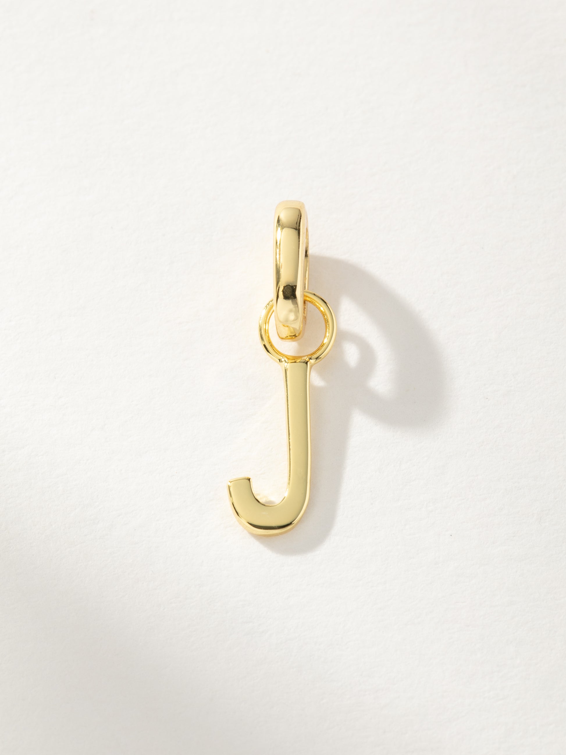 Letter Charm | Gold J | Product Image | Uncommon James