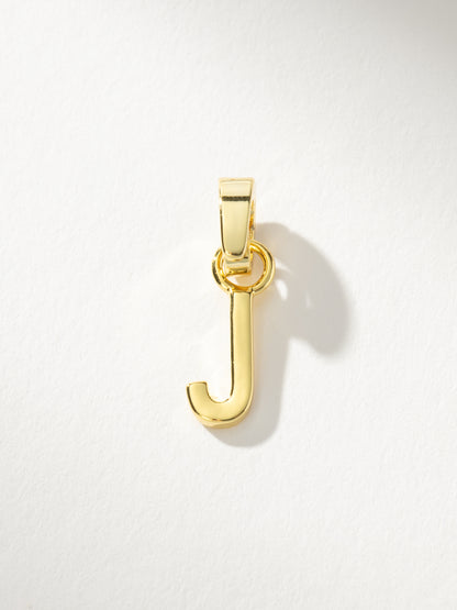 ["Letter Charm ", " Gold Solid J ", " Product Image ", " Uncommon James"]