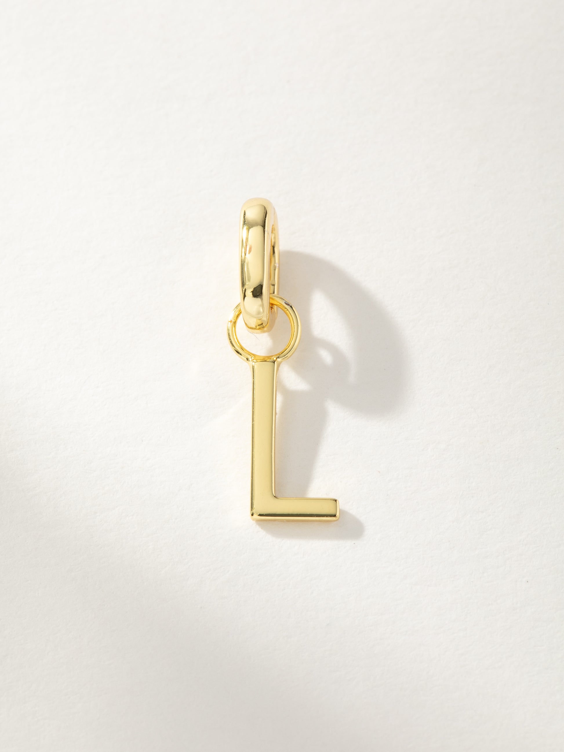 Letter Charm | Gold L | Product Image | Uncommon James