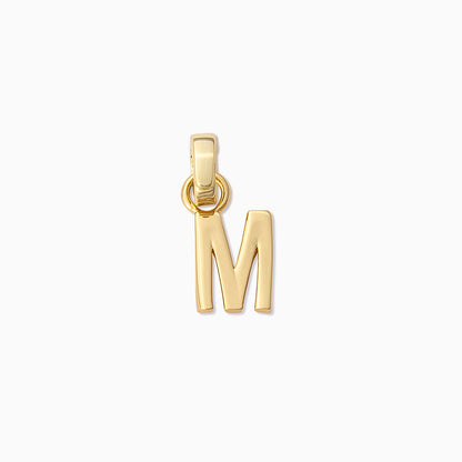 Letter Charm | Gold M | Product Image | Uncommon James