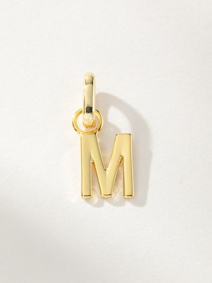 ["Letter Charm ", " Gold M ", " Product Image ", " Uncommon James"]