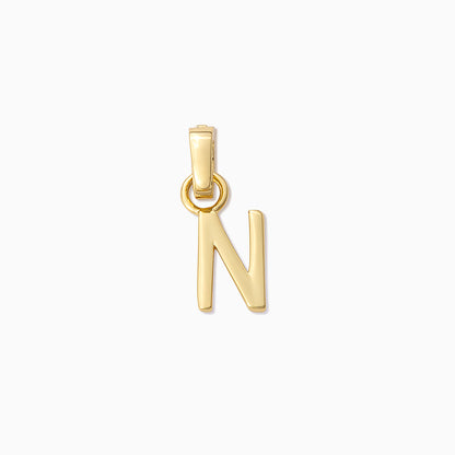 Letter Charm | Gold N | Product Image | Uncommon James