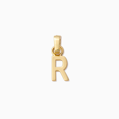 Letter Charm | Gold R | Product Image | Uncommon James