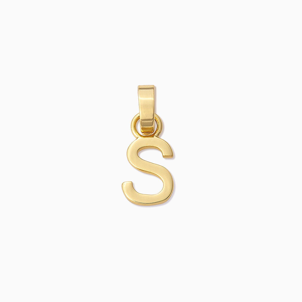 Letter Charm | Gold S | Product Image | Uncommon James
