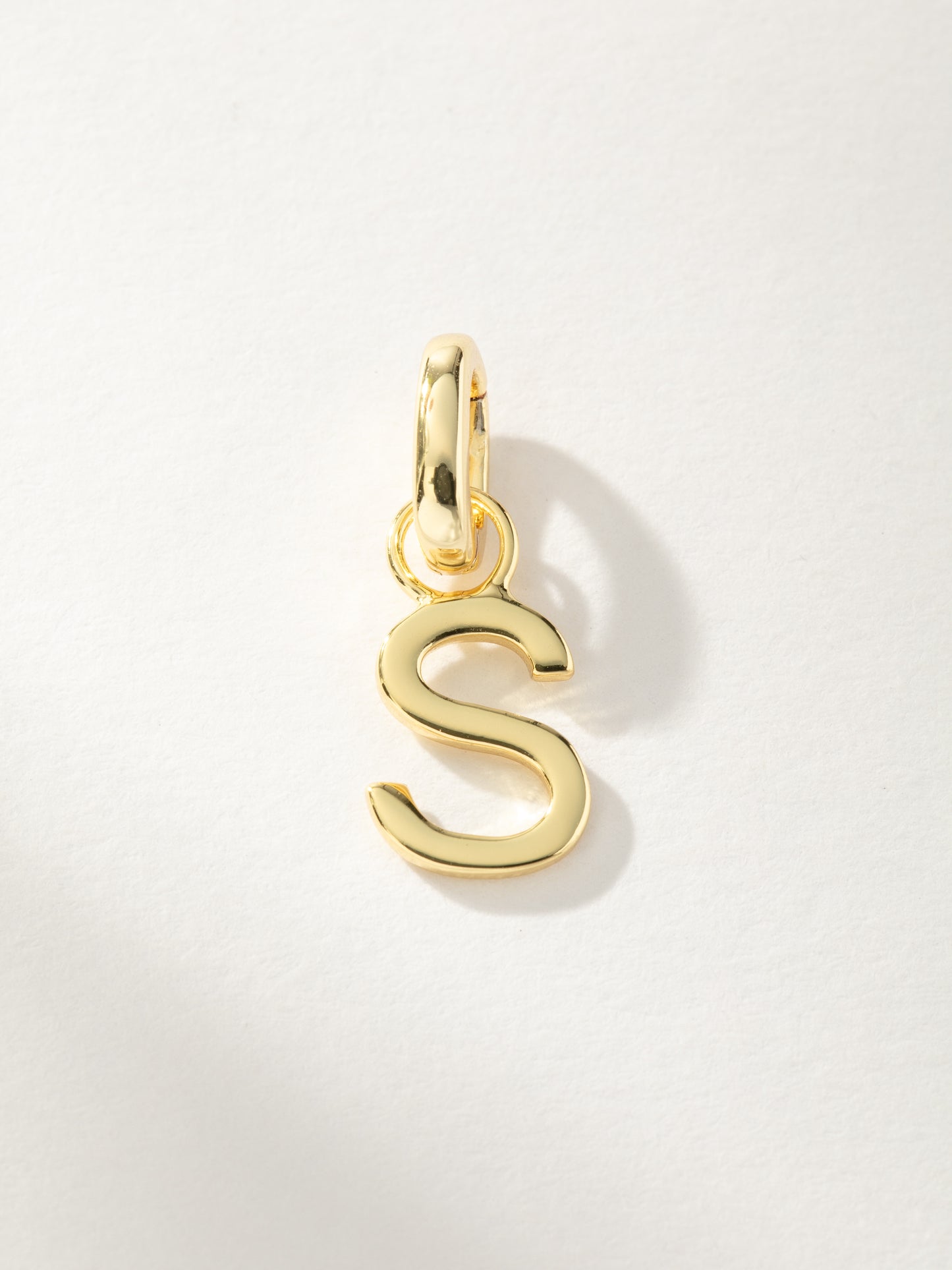 Letter Charm | Gold S | Product Image | Uncommon James