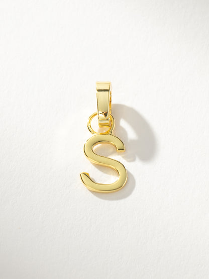 ["Letter Charm ", " Gold Solid S ", " Product Image ", " Uncommon James"]