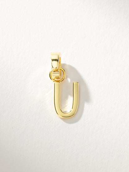 ["Letter Charm ", " Gold Solid U ", " Product Image ", " Uncommon James"]