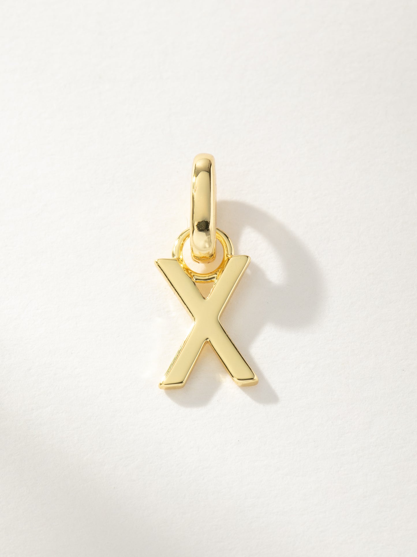Letter Charm | Gold X | Product Image | Uncommon James