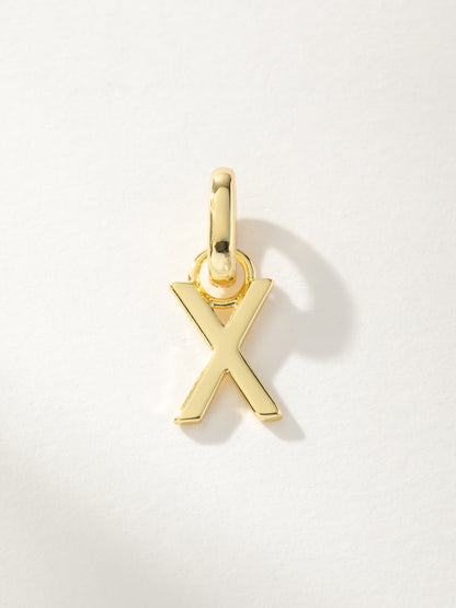 ["Letter Charm ", " Gold X ", " Product Image ", " Uncommon James"]