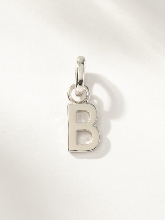 Letter Charm | Silver B | Product Image | Uncommon James