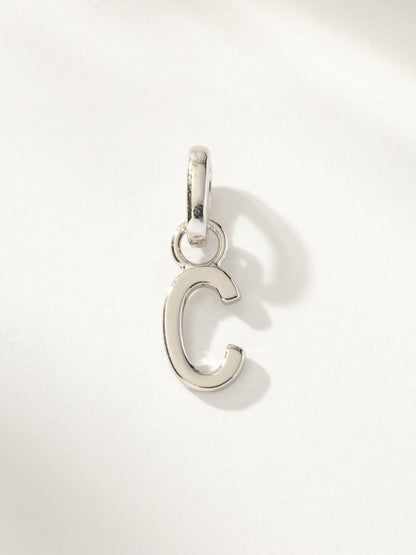 ["Letter Charm ", " Silver C ", " Product Image ", " Uncommon James"]