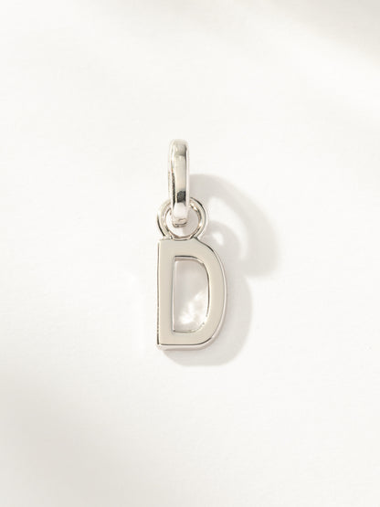 ["Letter Charm ", " Silver D ", " Product Image ", " Uncommon James"]