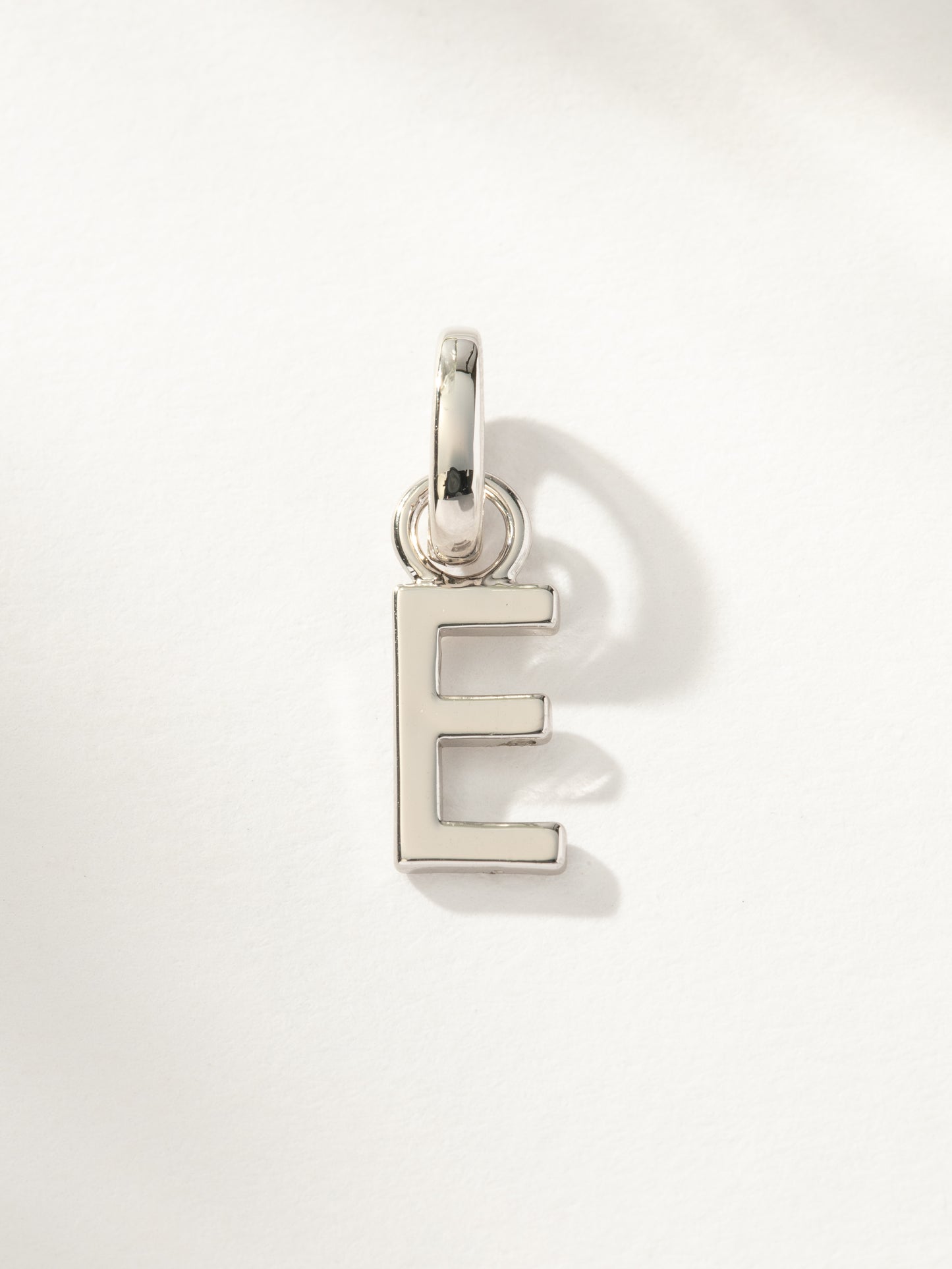 Letter Charm | Silver E | Product Image | Uncommon James