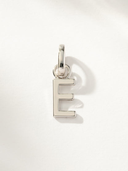 ["Letter Charm ", " Silver E ", " Product Image ", " Uncommon James"]